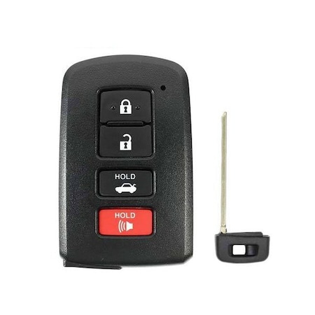 Keyless Factory KeylessFactory: REPLACEMENT 4 BUTTON SHELL FOR TOYOTA SMART KEY HYQ14FBA SKS-TOY-107
